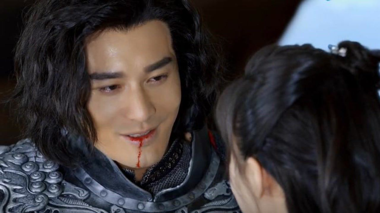 《上古情歌》第35集02:赤云身受重伤口吐鲜血,体力