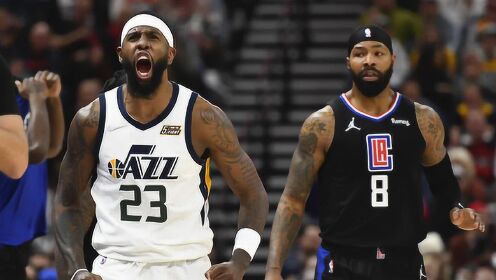 《NBA全场集锦》【原声】快船103-124爵士 爵士主场击沉快船豪取8连胜