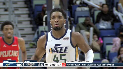 《NBA全场集锦》【纯享】爵士vs鹈鹕精华回放 米切尔29分爵士力克鹈鹕
