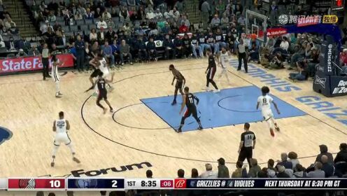 《NBA全场集锦》莫兰特直塞篮下 威廉姆斯心领神会空接暴扣