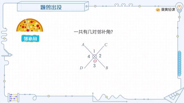 初一核心考点:邻补角高光片段