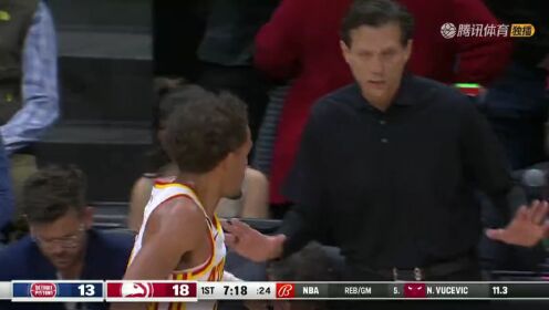 《NBA全场集锦》【回放】活塞vs老鹰第1节中文解说回放