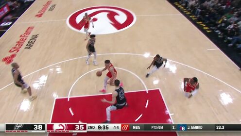 《NBA全场集锦》【集锦】马刺106-125老鹰 特雷杨24+17轻取马刺迎两连胜