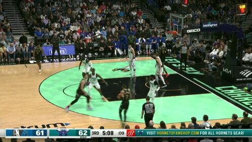 《NBA全场集锦》接球干拔沉着冷 静麦克格温斯空位三分开火稳稳命中