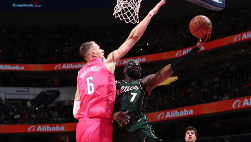《NBA全场集锦》【球星】波神vs凯尔特人集锦 独揽32+12+6压哨中投潇洒写意