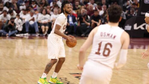 《NBA骑士》【球星】加兰vs尼克斯集锦 生涯首场季后赛略显紧张拿下17分
