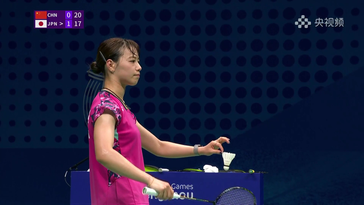 福岛由纪发球失误 中国队扳回一局