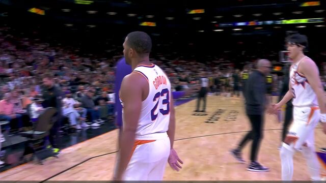 NBA常规赛：爵士vs太阳第2节中文解说回放