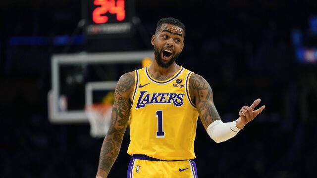 拉塞尔vs魔术集锦 砍全场最高28分8助攻 火力全开助队取胜