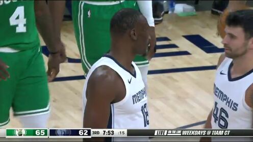 《NBA全场集锦》【回放】凯尔特人vs灰熊第3节中文解说回放