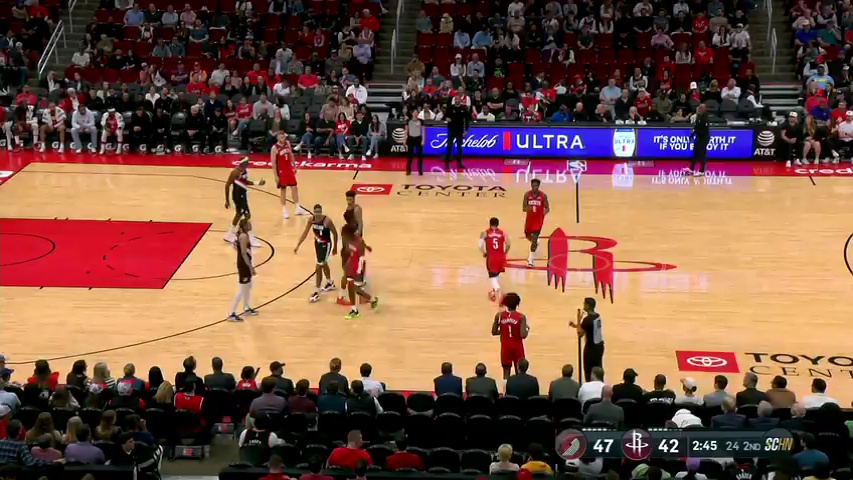 【回放】nba常规赛:开拓者vs火箭第2节英文原声回放