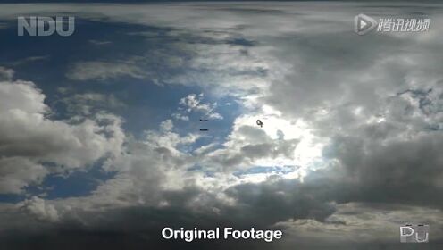 惊人视频：实拍两架飞机护航UFO