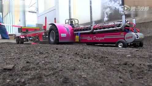 RC tractor pulling! BIG FUN at RC Glashaus! Slow motion included!|#RadioControl