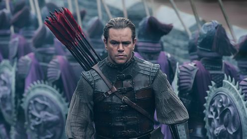 《长城》IMAX预告 马特达蒙背着弓箭打怪兽?!