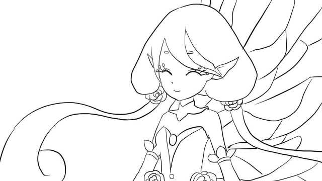 可爱的小花仙幼儿亲子简笔画 儿童轻松学画画