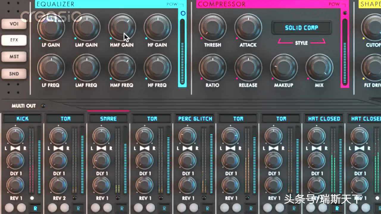 wave alchemy 的 evolution 鼓机合成器
