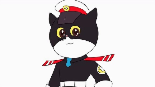 黑猫警长儿童亲子简笔画 儿童轻松学画画