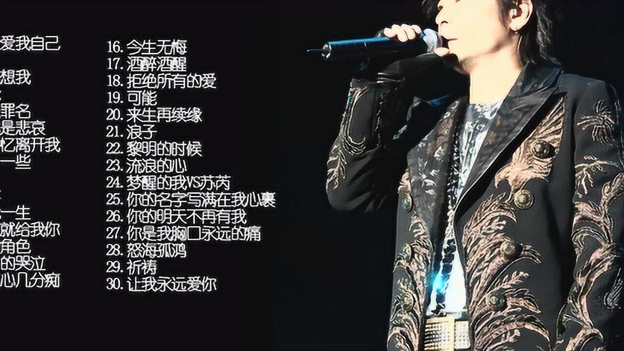 《王杰歌曲精选30首》完美车载试音大碟_高清1080P在线观看平台_腾讯视频