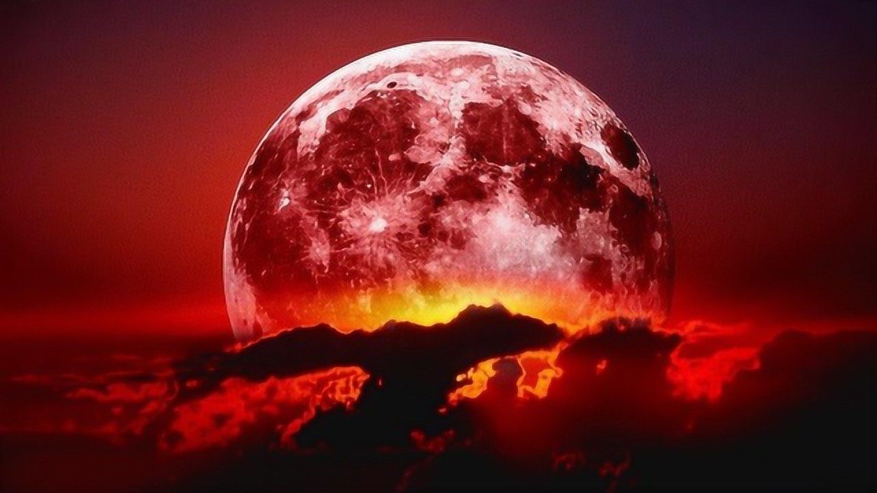 血月天生异象在古代意味着灾祸神秘月食的恐怖传说你听过吗