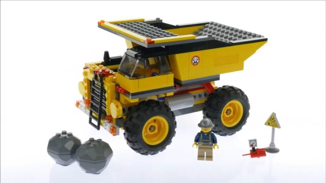 lego乐高积木城市系列4202采矿卡车快速搭建
