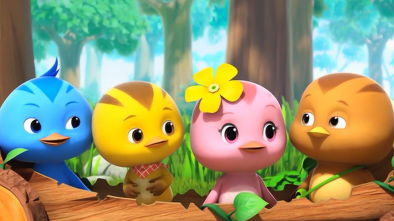 萌鸡小队鸡宝宝流行歌曲火车过山洞萌萌哒