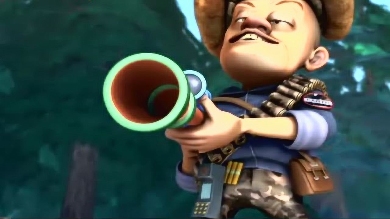 熊出没:看光头强的意大利炮!哈哈_腾讯视频