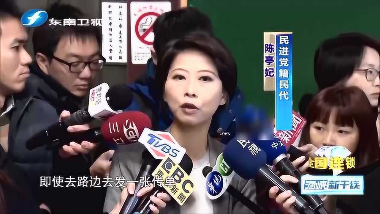 陈亭妃否认会脱民进党参选