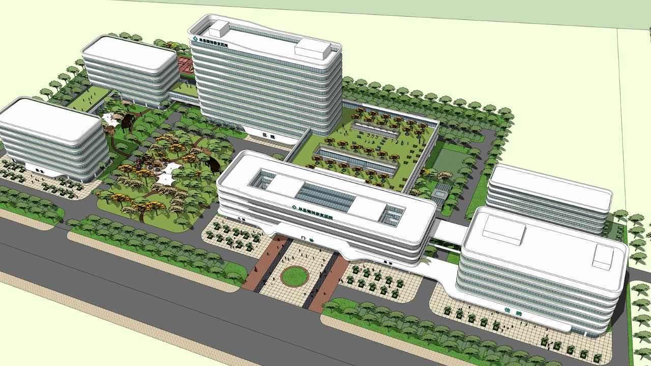 单县精神康复医院规划方案设计