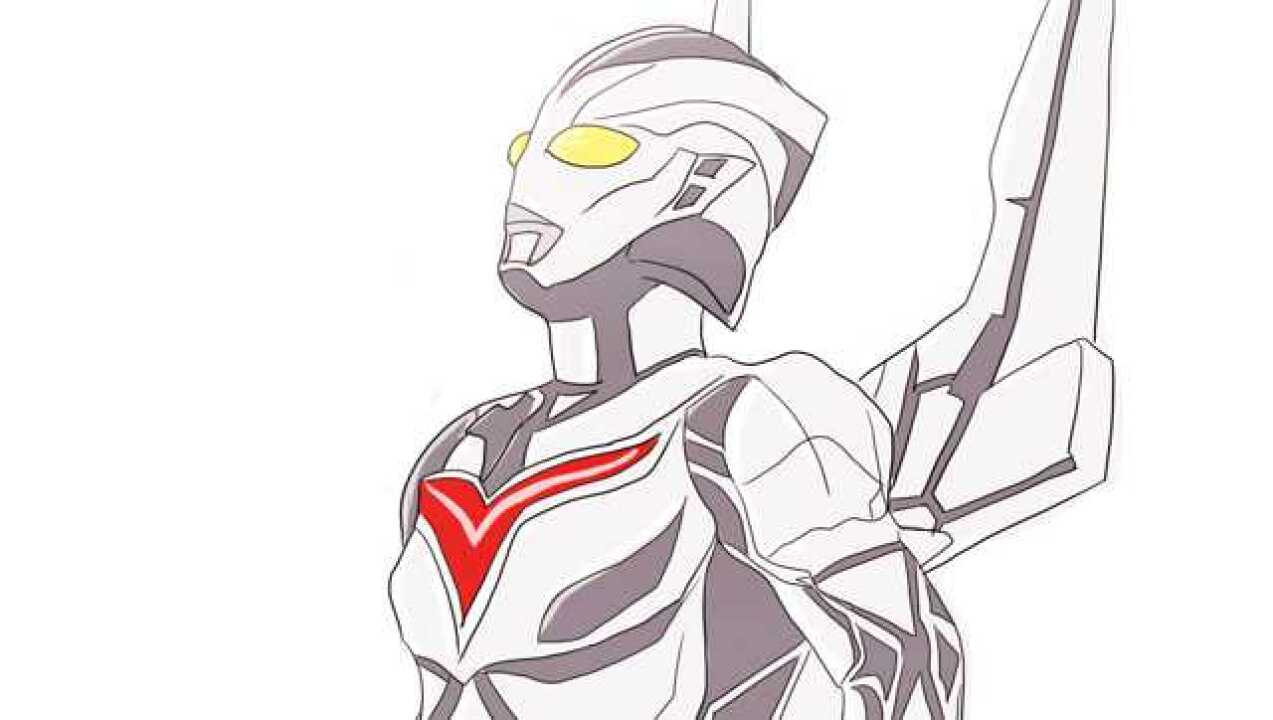 三分钟简笔画教你学会画帅气的诺亚奥特曼