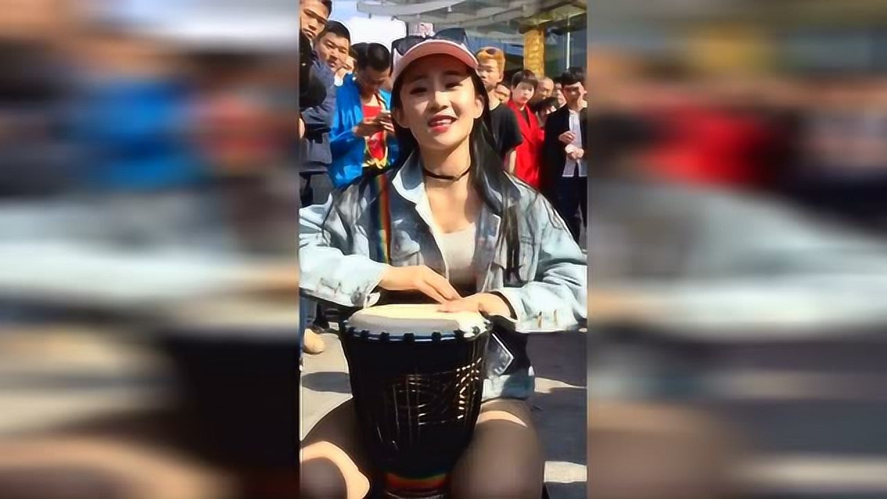小宝贝手鼓版本不止夏夏好听这个美女也不赖
