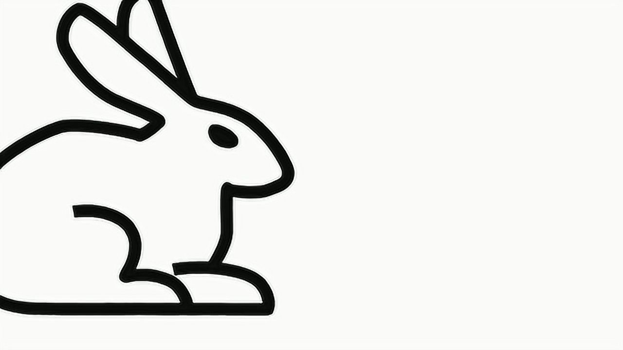 简笔画 早教视频 教宝宝学画小兔子和小猪猪.