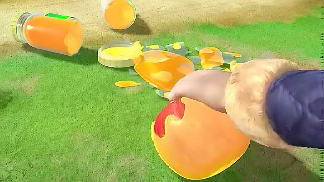 熊出没光头强把蜂蜜和水果结合起来全部卖光啦