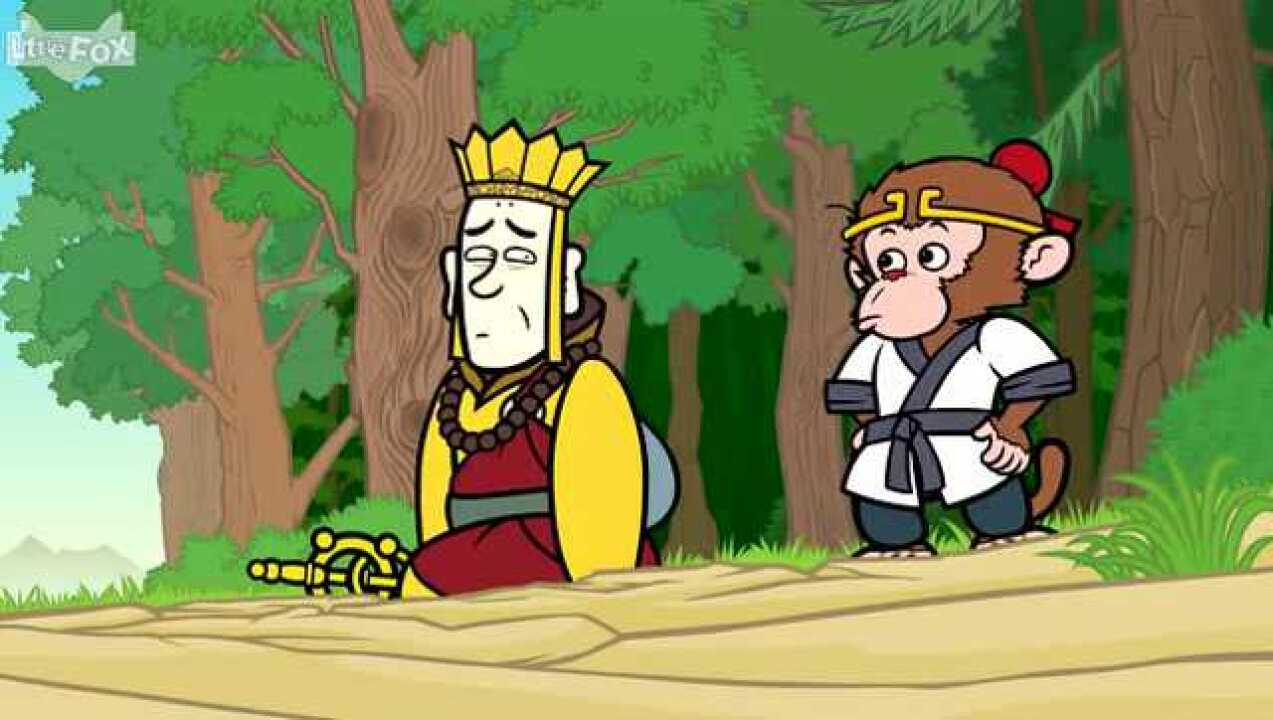 少儿动漫《西游记》:唐三藏被阻鹰愁涧,孙悟空大战小白龙