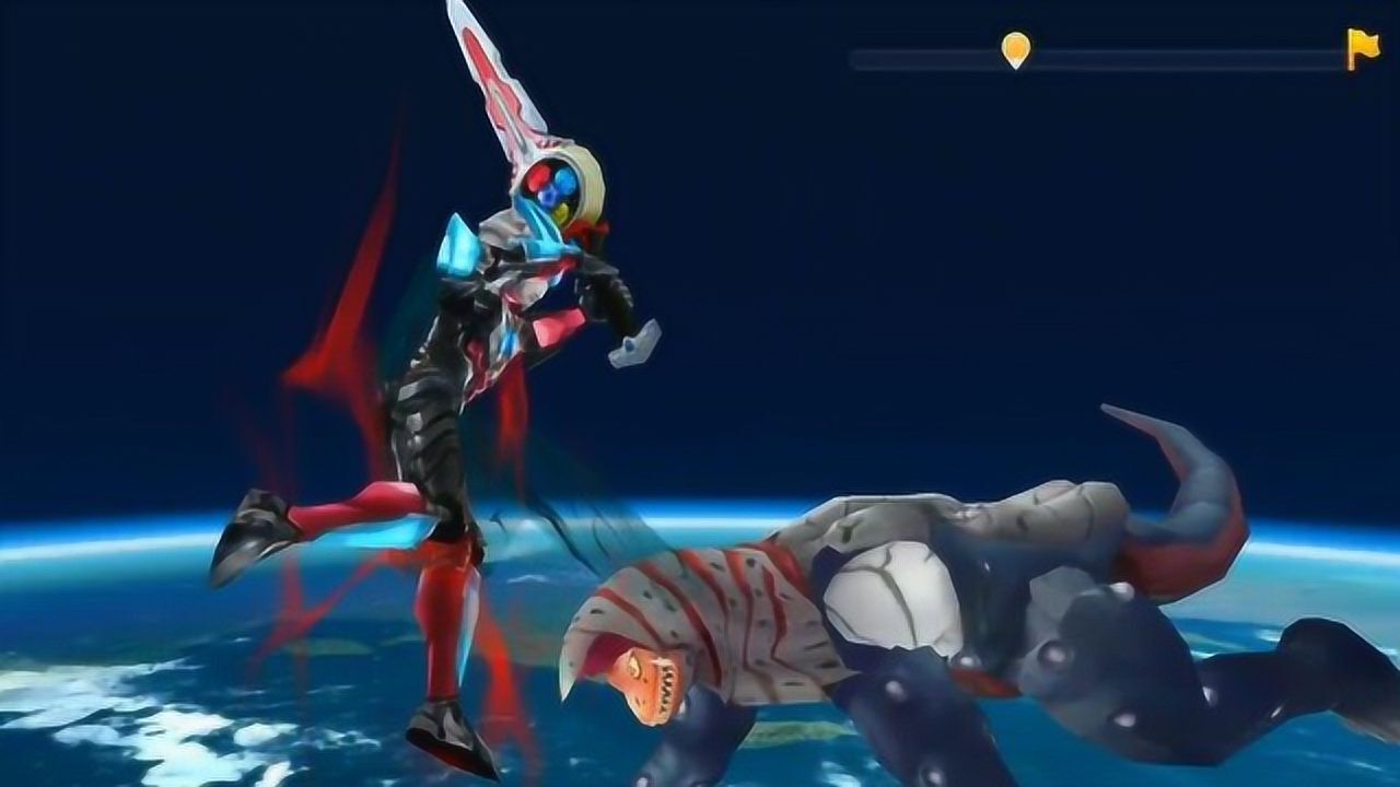 怪兽哥尔赞入侵星球欧布奥特曼危机欧布奥特曼vs怪兽哥尔赞