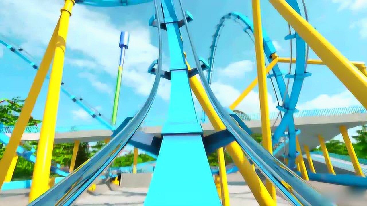 小朋友一起来玩超酷的过山车!