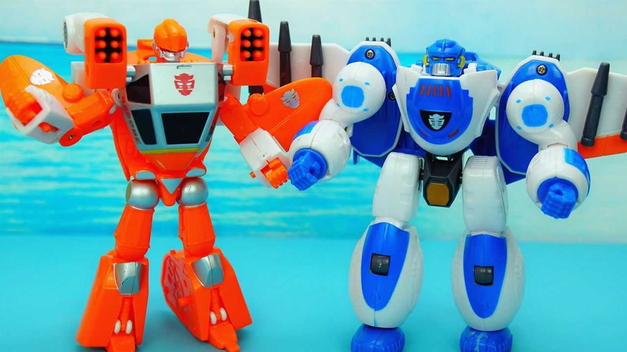 百变机兽之洛洛历险记 超音速和龙卷风变形玩具_高清1080p在线观看