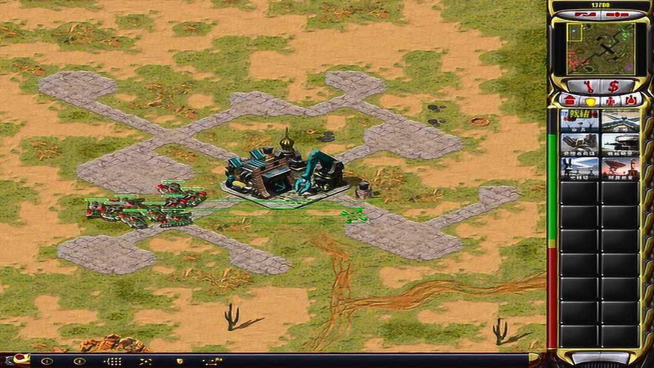 红警:新玩法,在别人的围墙里放满机枪碉堡