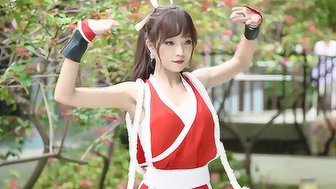 美女cos不知火舞跳《桃源恋歌》大秀美好身材，这舞跳得太棒了_高清1080P在线观看平台_腾讯视频