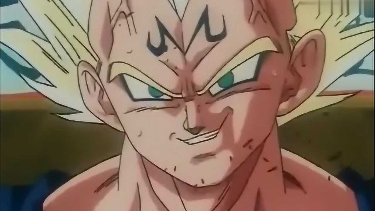 回忆龙珠:贝吉塔邪恶之心爆发,魔性的笑容太帅了!