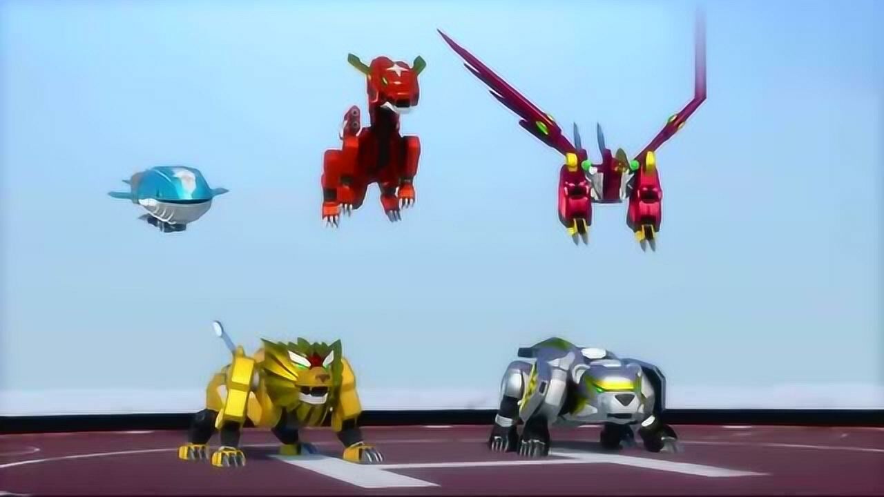 神兽金刚机甲合体,战神机甲无敌