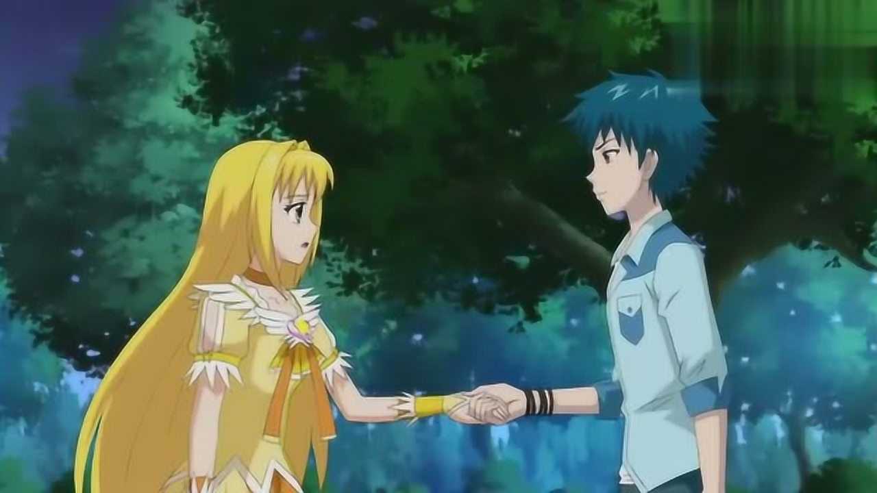 巴啦啦小魔仙:小蓝和游乐一起唱歌,美琪美雪贝贝识趣的走开@传说的