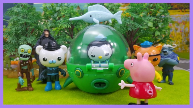 海底小纵队皮医生驾驶孔雀鱼艇送旗鱼回家