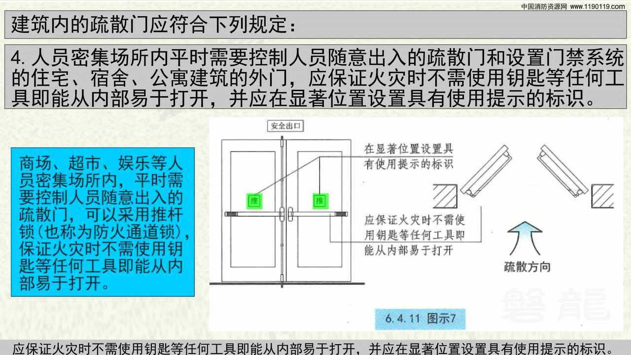 疏散门·安全出口-基本概念及区别_腾讯视频