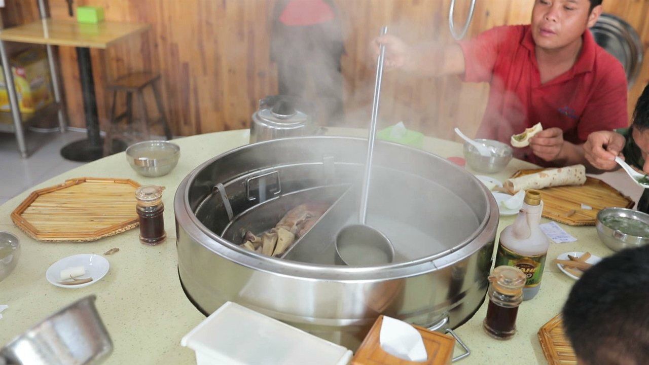 潍坊朝天锅的制作方法