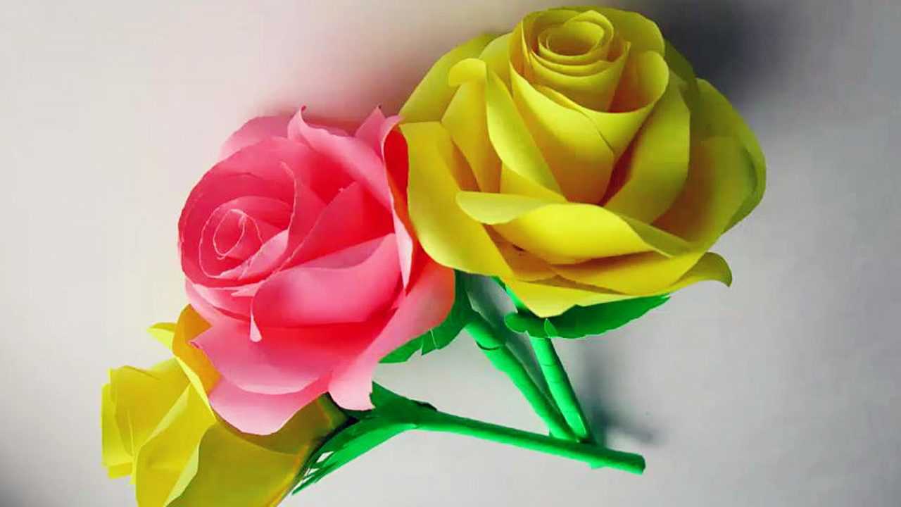 手工折纸:用彩纸制作漂亮的玫瑰花