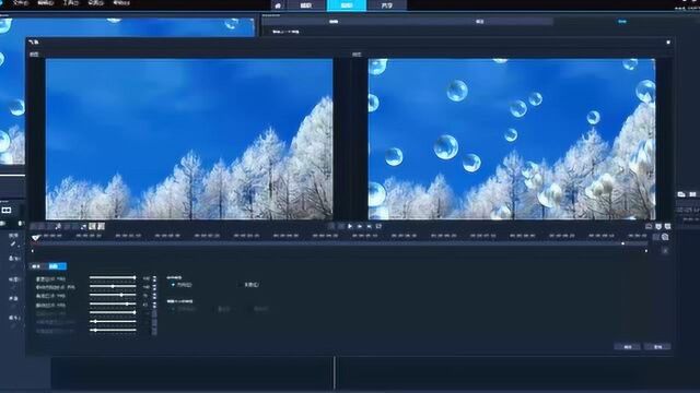 影视后期技能65 会声会影2018软件教程 气泡滤镜中的粒子特性