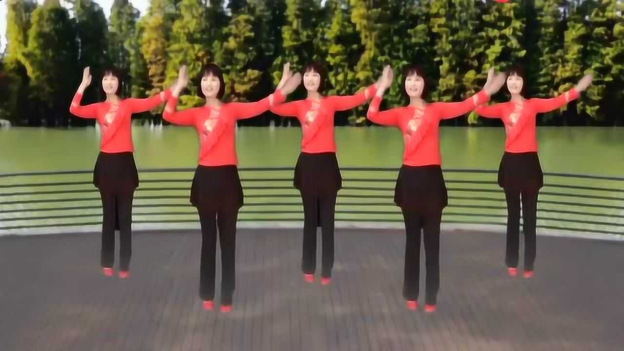 广场舞视频大全《等你等了那么久》原创32步附分解教学_高清