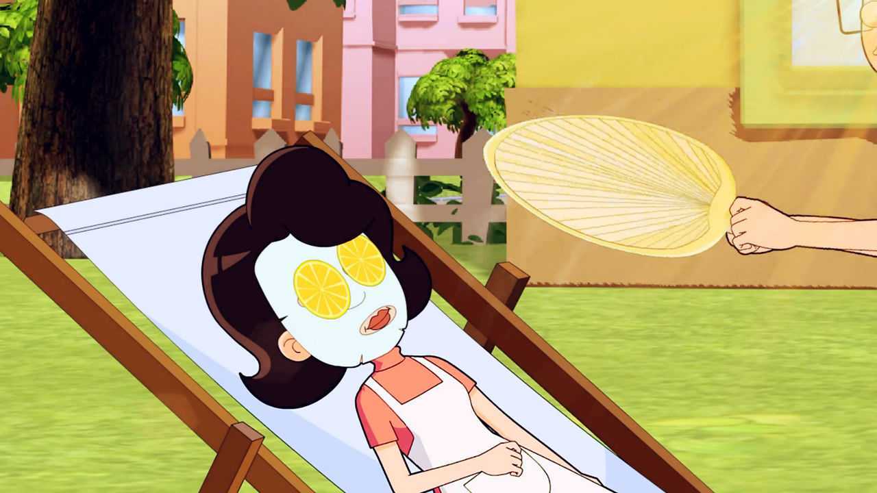 围裙妈妈敷着面膜,享受着小头爸爸的服务,真是嫁给幸福的女人!