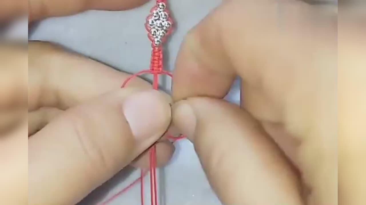 银珠戒指编织