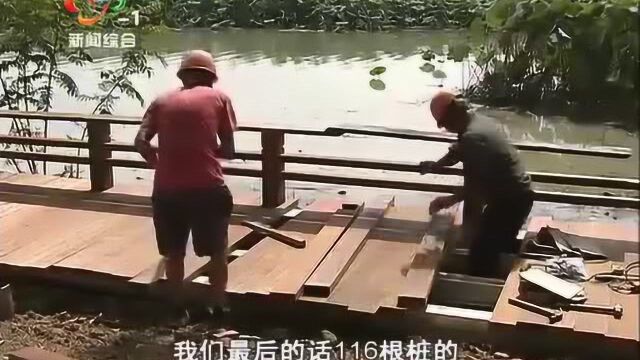 军运会配套工程东湖宾馆散步道二期工程本月竣工